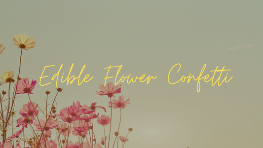 The secret language of flowers: Edible flower confetti and its culinary magic