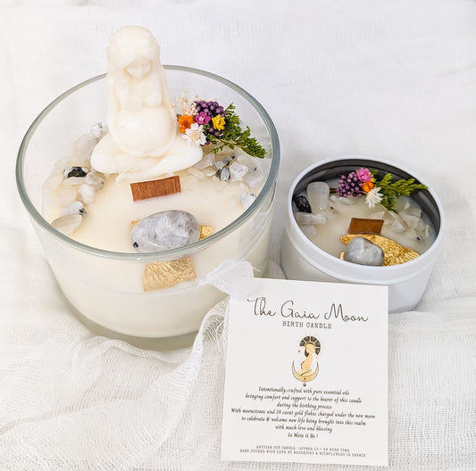 Gaia Moon Birth Candle