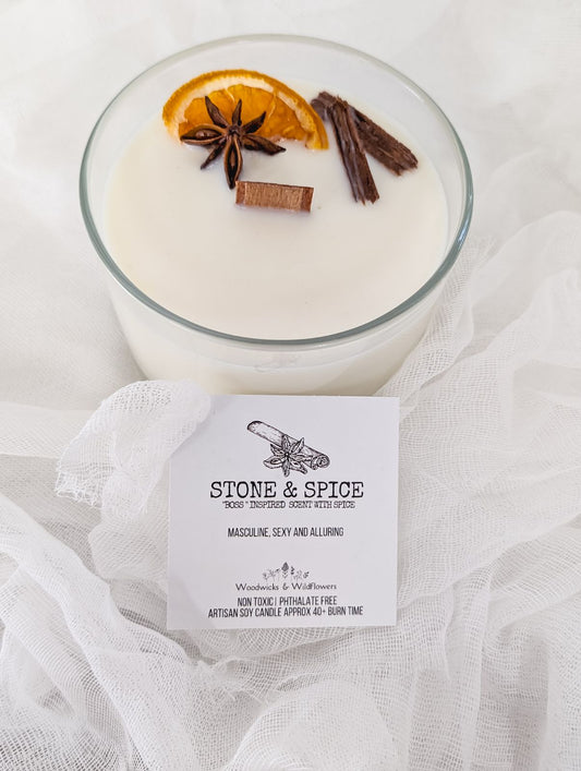 Stone and Spice Candle