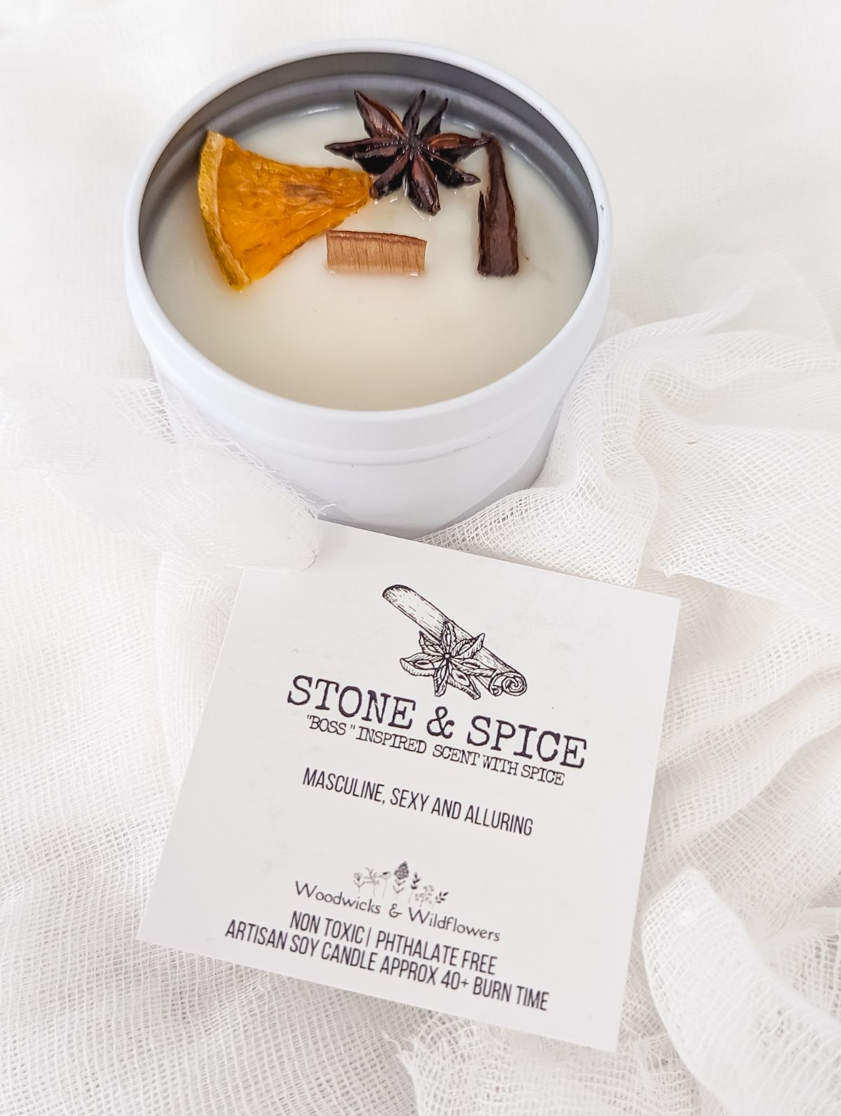 Stone and Spice Candle