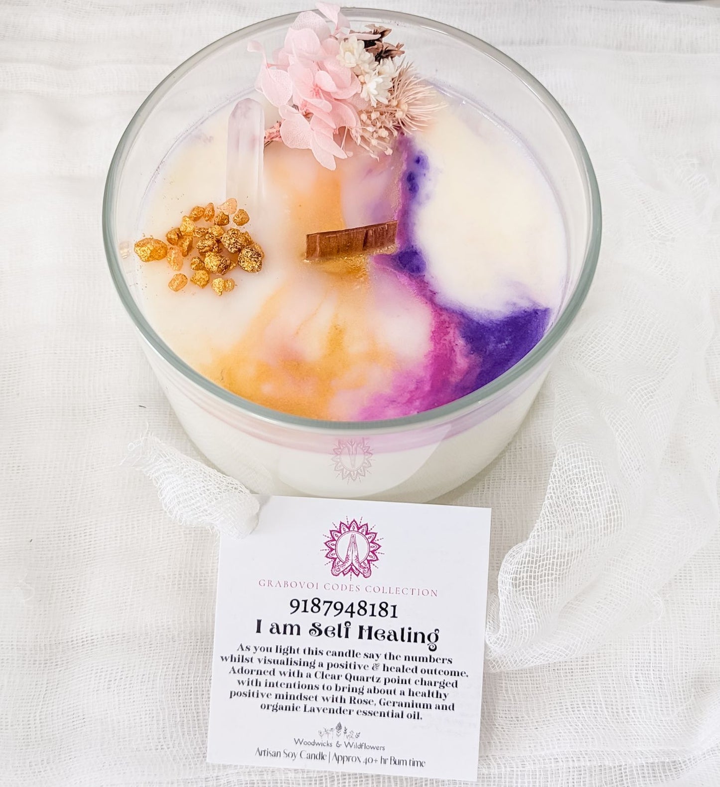 I am Self Healing Candle