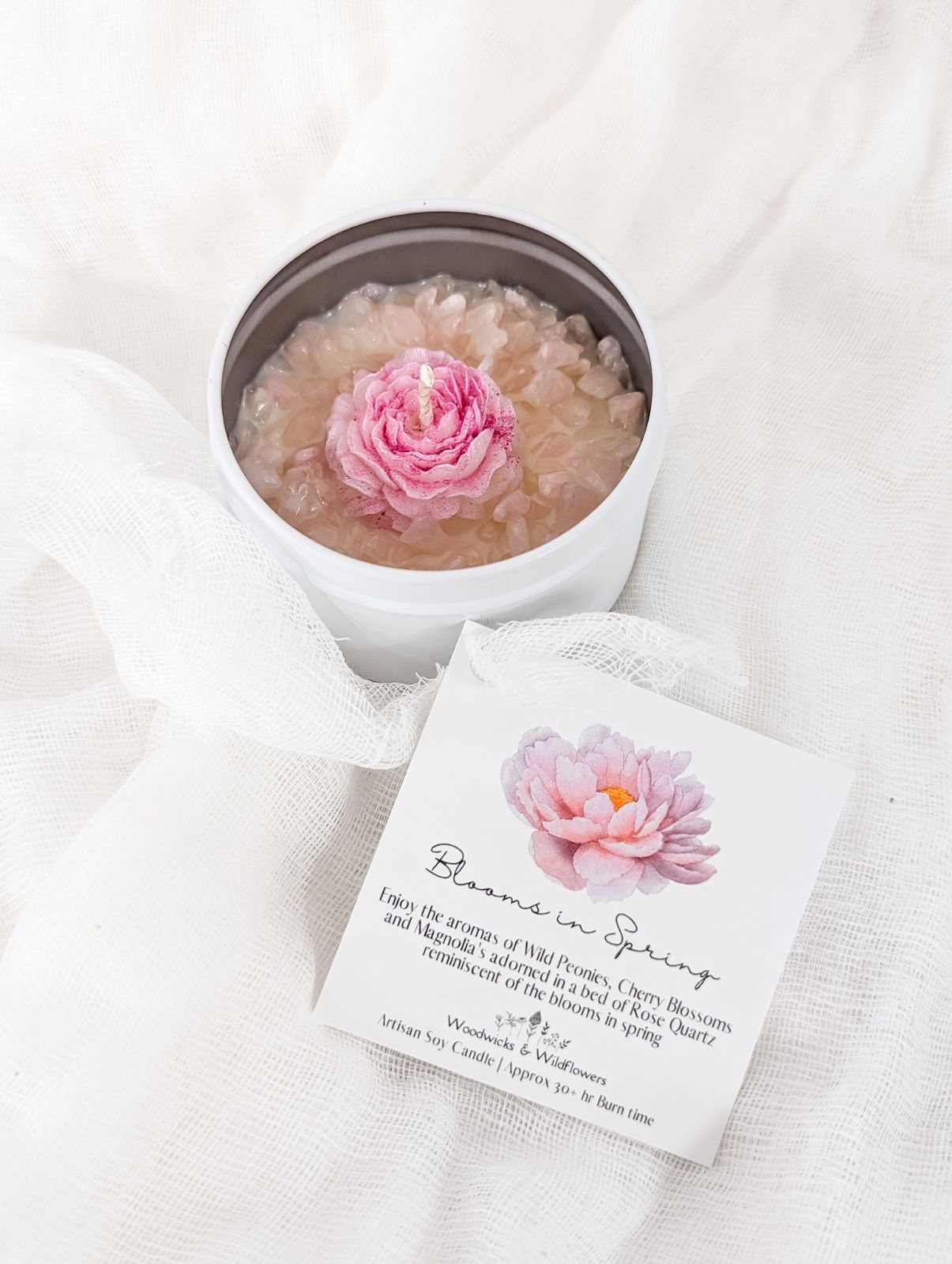 Blooms in Spring Candle