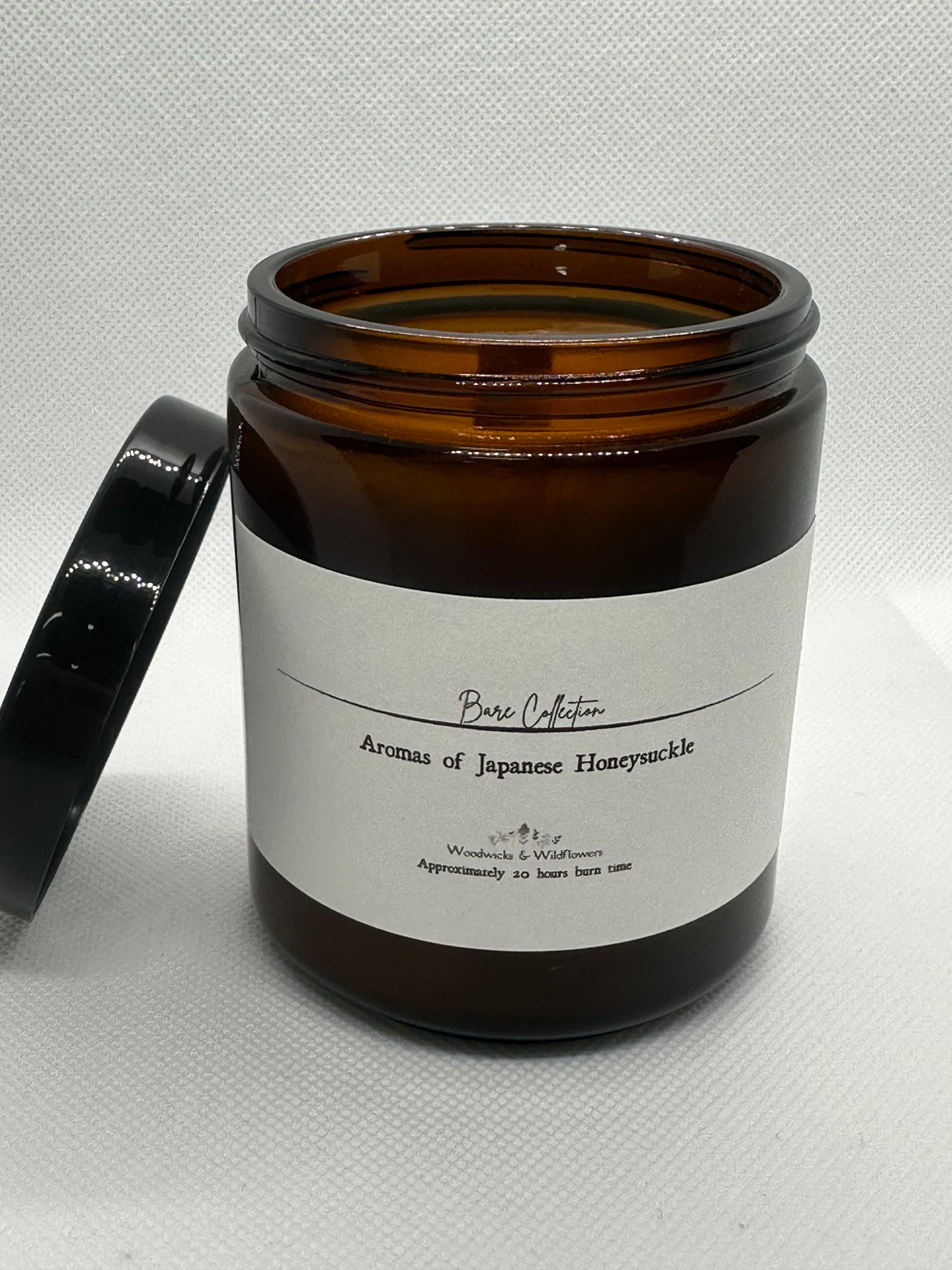 Limited Edition Bare Collection – Amber Glass Candles (20-Hour Burn Time)