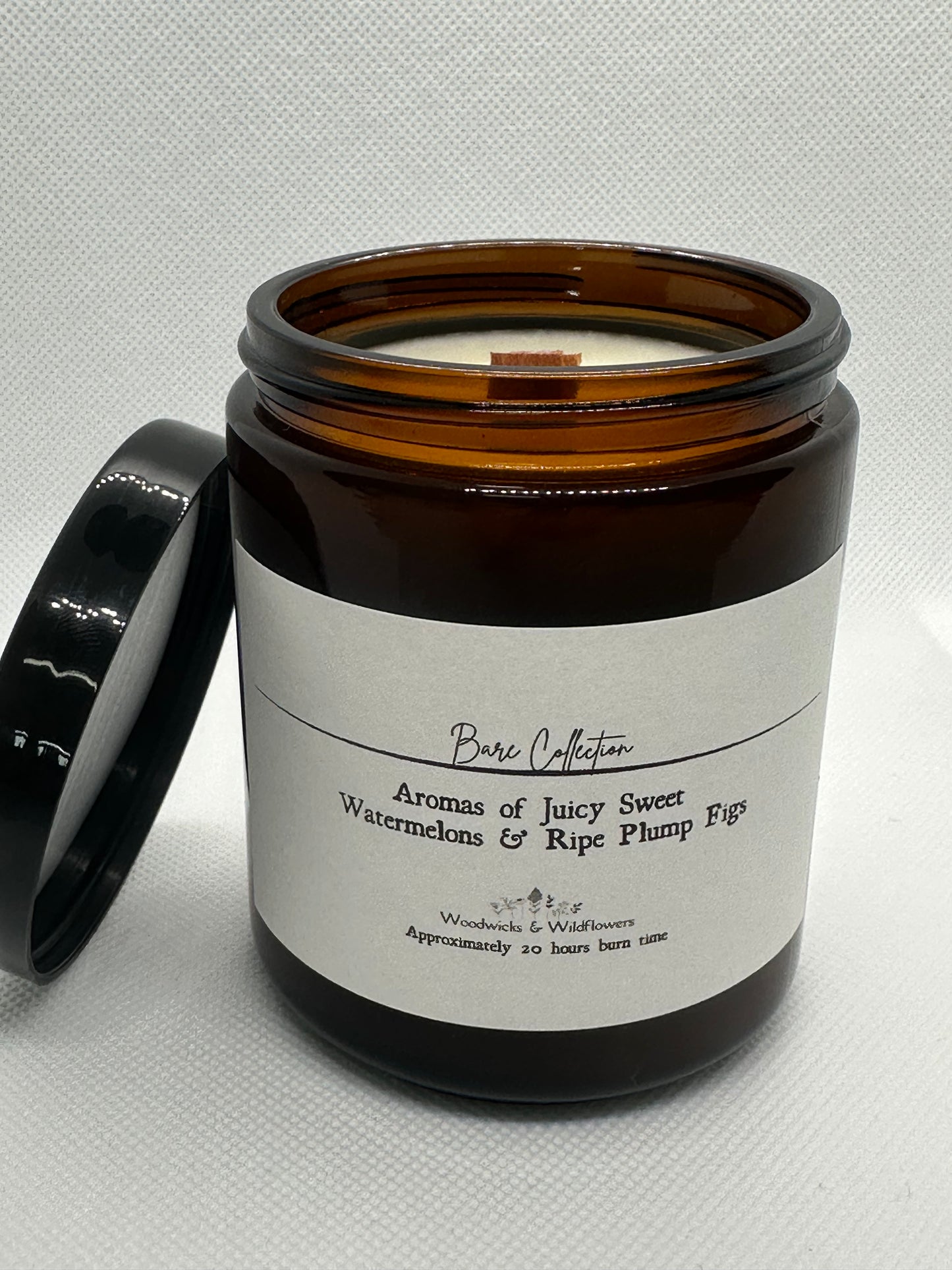 Limited Edition Bare Collection – Amber Glass Candles (20-Hour Burn Time)