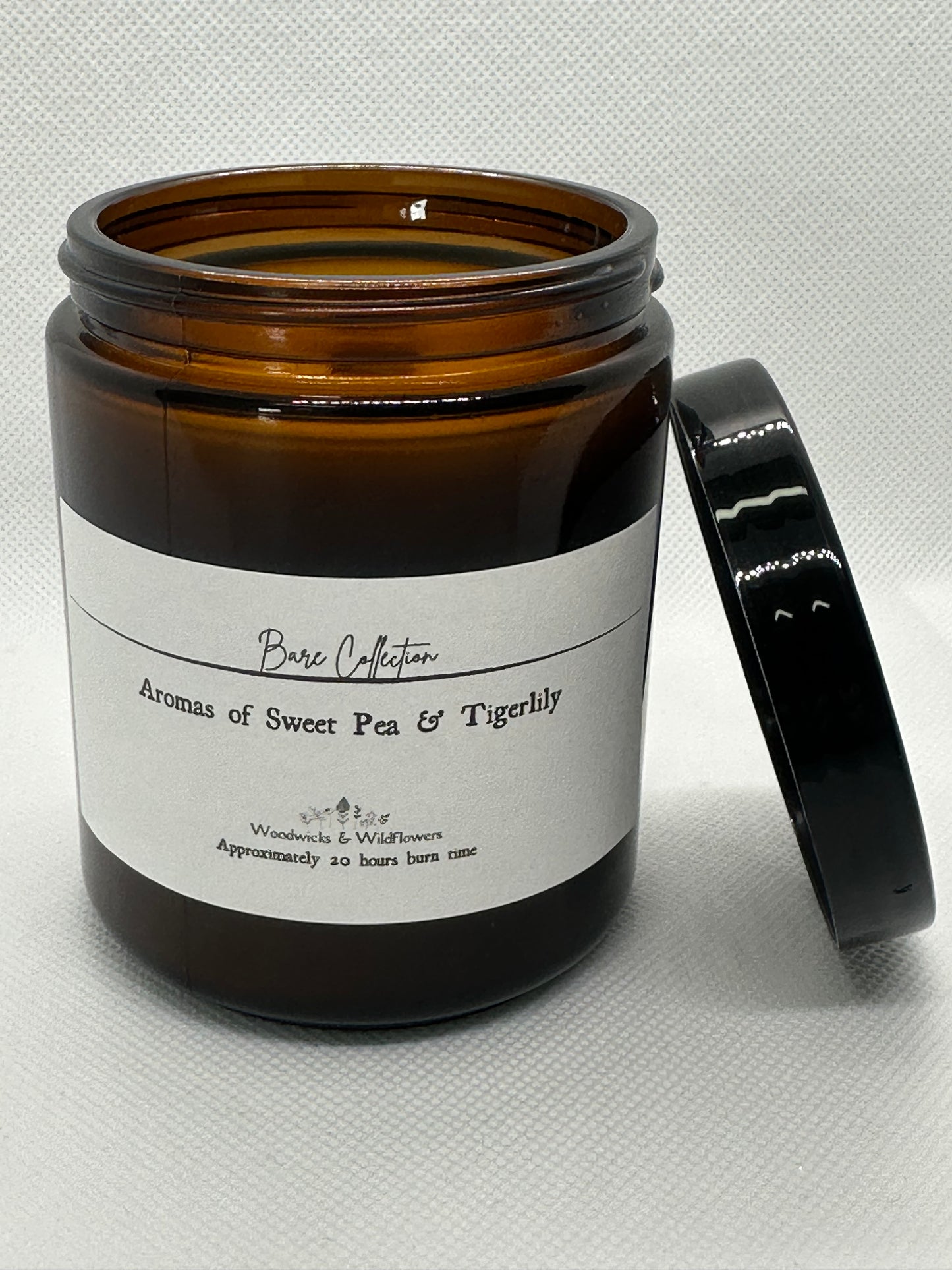 Limited Edition Bare Collection – Amber Glass Candles (20-Hour Burn Time)