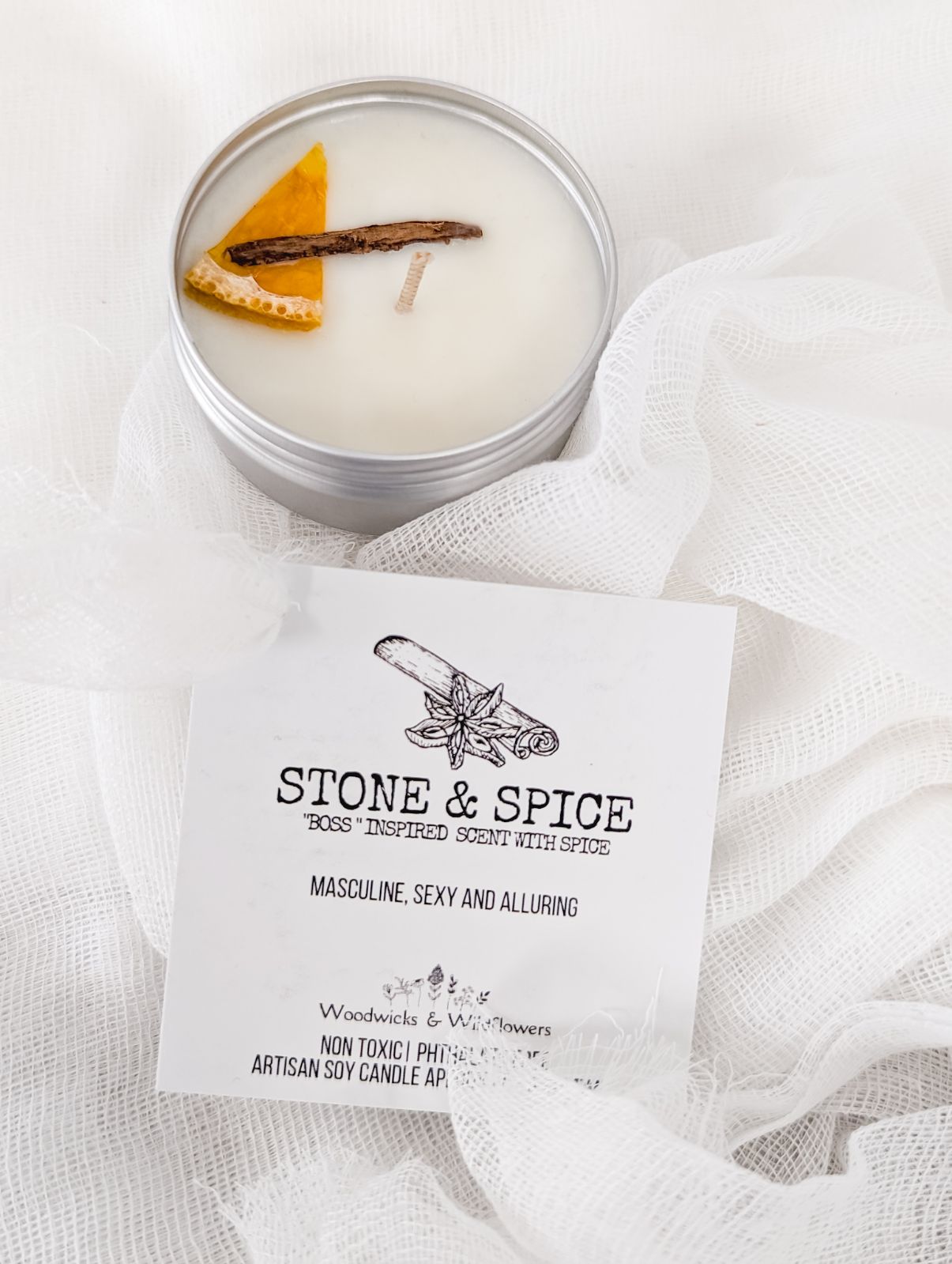 Stone and Spice Candle